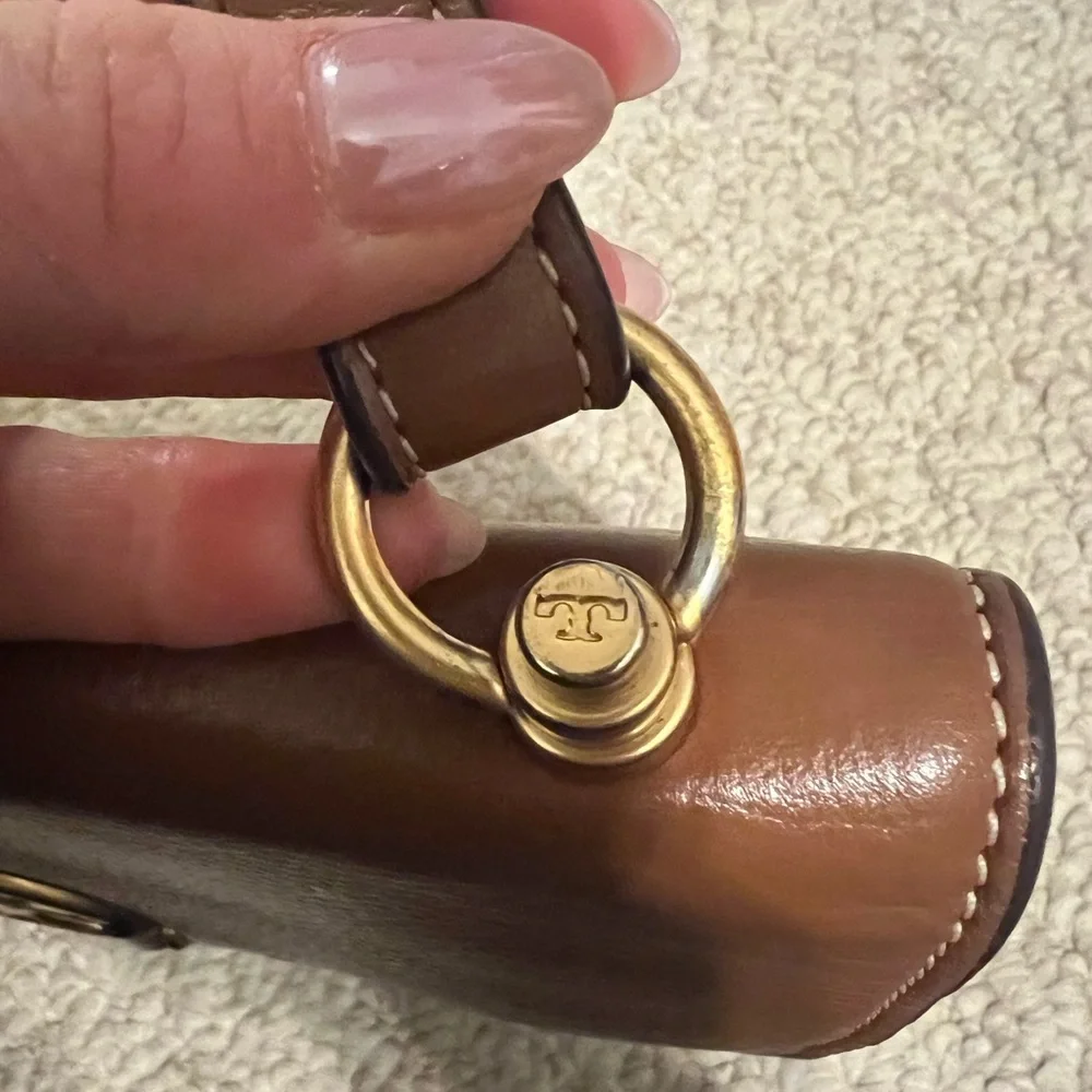 Tory Burch Brown Leather Shoulder Bag - Picture 16 of 16